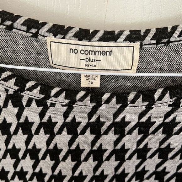 No Comment Plus Race Stripe Plaid Dress - Picture 2 of 6